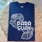Mapa Paraguay Lineas By: @bbilustra.py